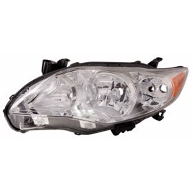 2011-2013 Toyota Corolla Sedan - Driver Side Headlight Lens And Housing - TO2518131