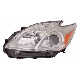 2012-2015 Toyota Prius - Reconditioned Oe Driver Side Halogen Headlight Lens And Housing - TO2518134