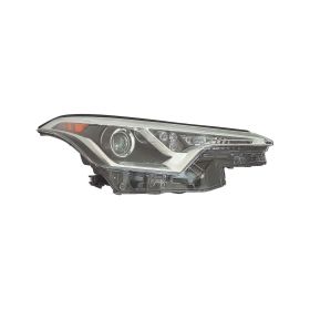Toyota CHR 2018-2019 Passenger Side Halogen Headlight Lens Housing - TO2519193