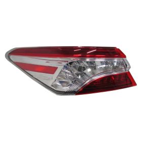 2018-2020 Toyota Camry - Driver Side Outer Led Tail Light Assembly - TO2804136