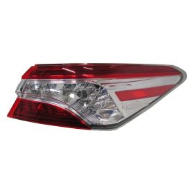 Toyota Camry 2018-2019 Passenger Side Outer Tail Light Assembly - TO2805136