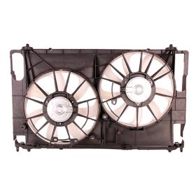 Toyota Rav4 2013-2018 Radiator And Condenser Fan Assembly With Two Fans Side By Side - TO3115177