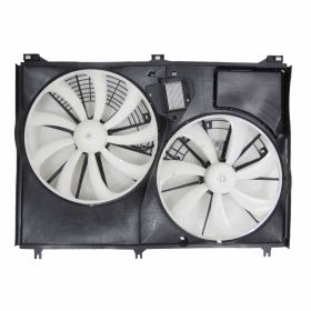 Toyota Highlander 2014-2019 Radiator And Condenser Fan Assembly With Two Fans Side By Side-with Module - TO3115195