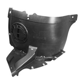 2018-2021 VOLKSWAGEN GTI (2010-) Front Passenger Side Forward Fender Liner - VW1249148 OEM# 5G0805912S