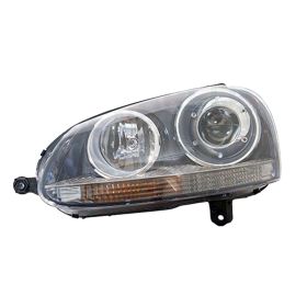Volkswagen Jetta (type 5) 2006-2009 Driver Side Hid Type Head Light Lens And Housing - VW2502133