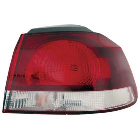Volkswagen Golf 2010-2014 Passenger Side Outer Tail Light Lens And Housing - VW2805106