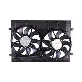 2018-2022 VOLKSWAGEN ATLAS CROSS SPORT Radiator And Condenser Fan Assembly With Two Fans Side By Side - VW3115123