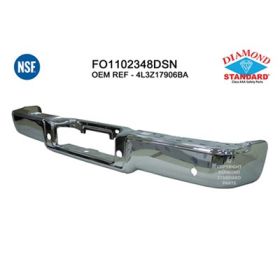 Lincoln Mark Lt 2004-2005 Rear Step Bumper Face Bar - FO1102348DSN