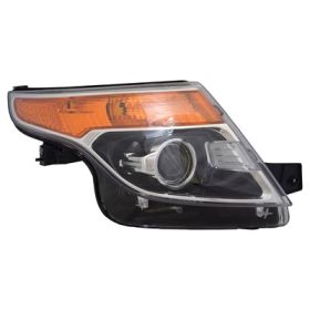 Ford Explorer 2011-2015 Passenger Side Hid Headlight Lens Housing - FO2519127