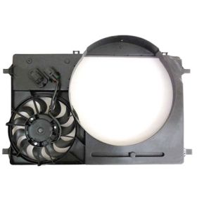 Ford Transit T-150 Cargo Van 2015-2019 Radiator And Condenser Fan Assembly With Two Fans Side By Side - FO3115218