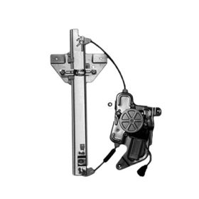 Pontiac Grand Am 1999-2004 Driver Side Rear Power Window Regulator With Motor - GM1550104