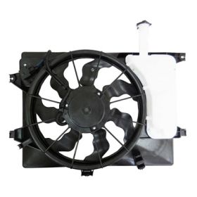 KIA Forte Koup (coupe) 2010-2016 Radiator And Condenser Fan Assembly With One Big Fan - KI3115155