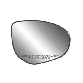 2011-2014 Mazda 2 Passenger Side Door Mirror Glass Assembly [Encased in Backing] - MA1325102