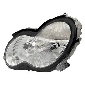 Mercedes C230 2003-2007 Passenger Side Hid Head Light Lens And Housing - MB2503149